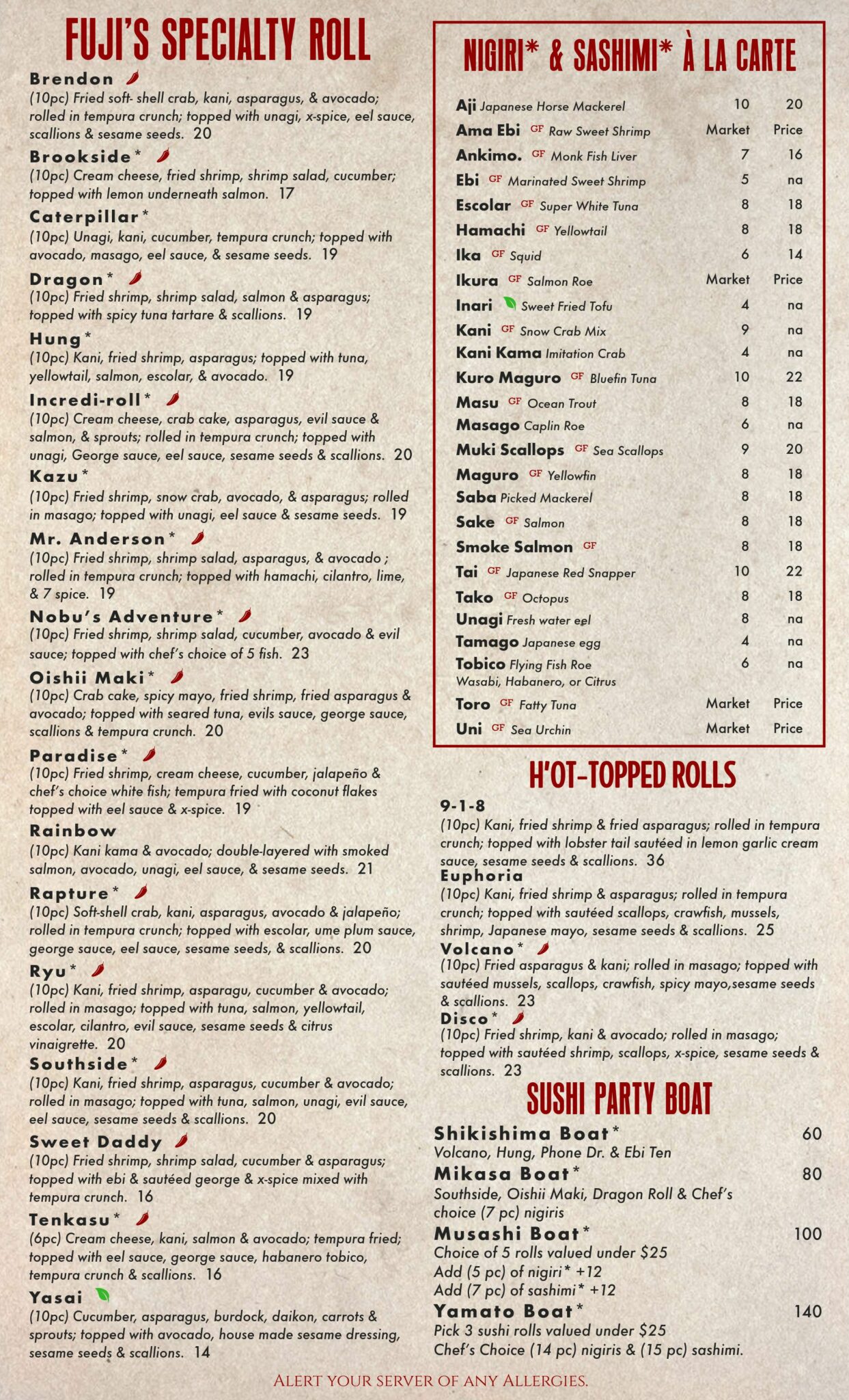 Order FUJI SUSHI - Surfers Paradise, Queensland Menu Delivery [Menu &  Prices]